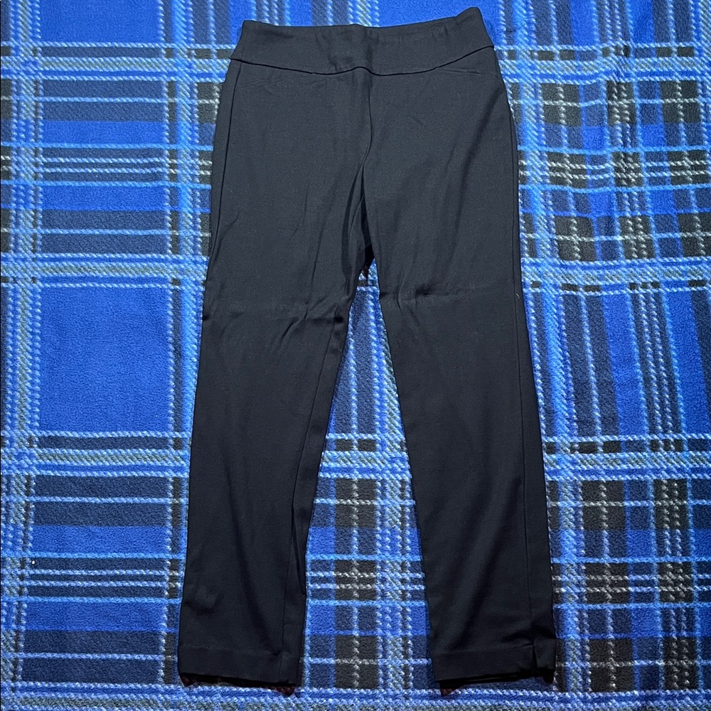 Charter Club Cambridge Slim Black Pants - Size 8
